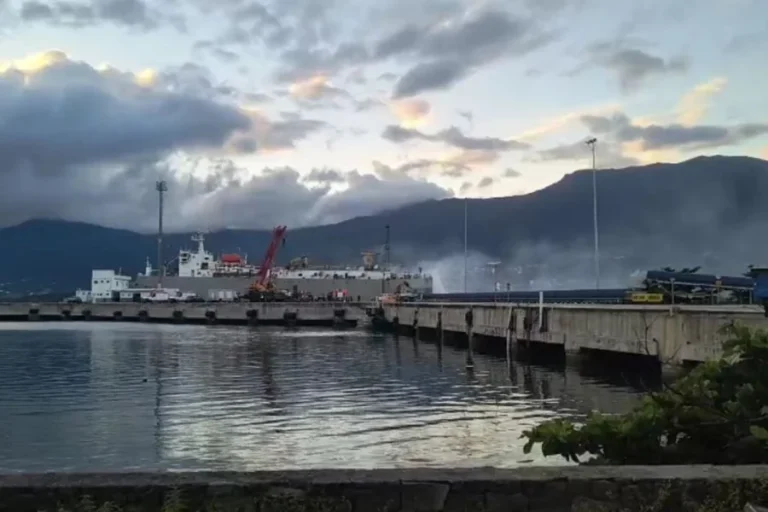 incendio-atinge-navio-de-transporte-de-gado-em-porto-no-litoral-de-sp