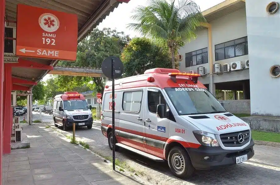 João Pessoa investiga três casos suspeitos de meningite em crianças; exames devem confirmar diagnósticos 1 2024 Samu Joao Pessoa.jpg