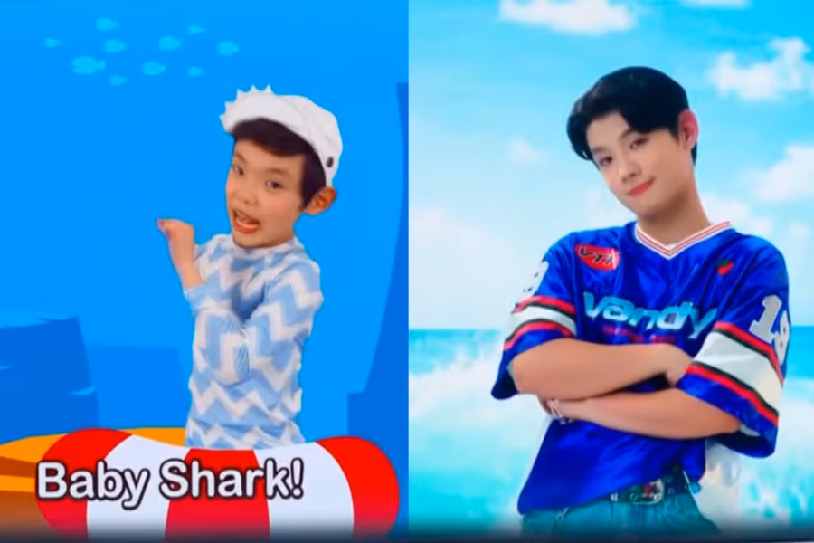 Astro de “Baby Shark” inicia nova fase como cantor de K-pop uma década após sucesso mundial 2 baby montagem
