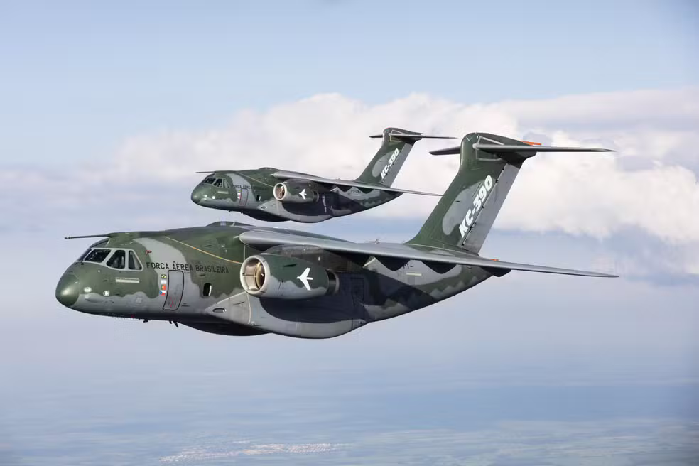 embraer assina contrato de servicos e suporte para apoiar operacao da frota kc 390 da forca aerea brasileira