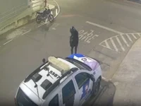 foto motociclista suspeito fogo pm