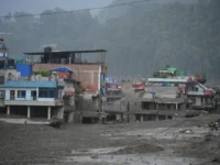 foto nepal enxurrada