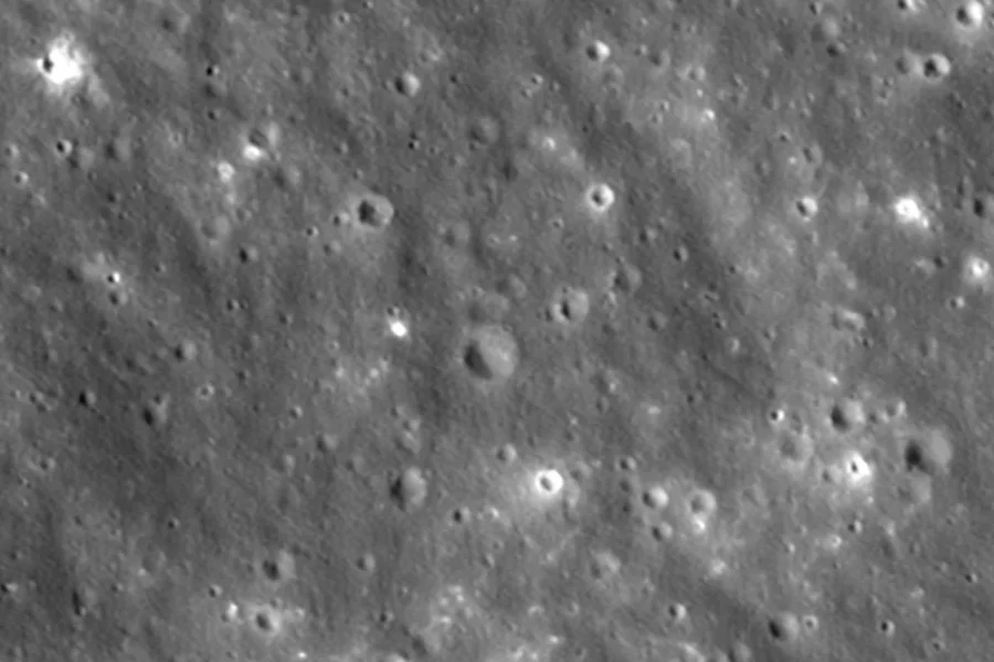 Nasa divulga imagens de cratera deixada por foguete na superfície da Lua 2 nasa lro falcon9impact 2026 gif