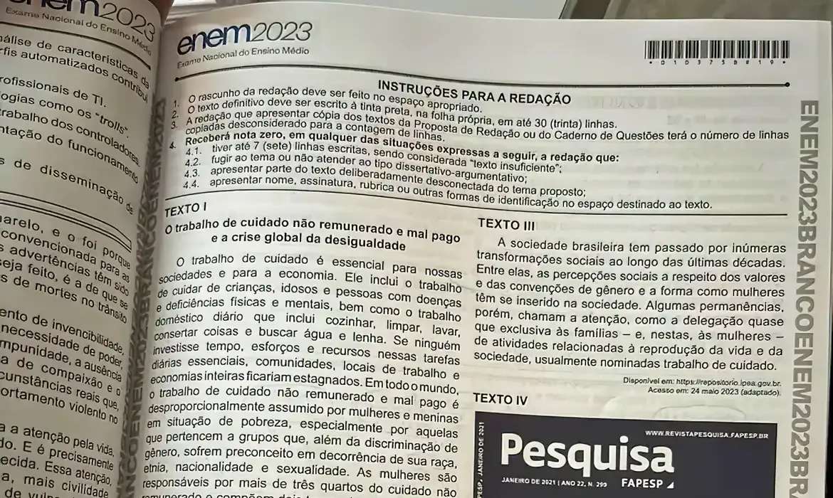 caderno redacao enem