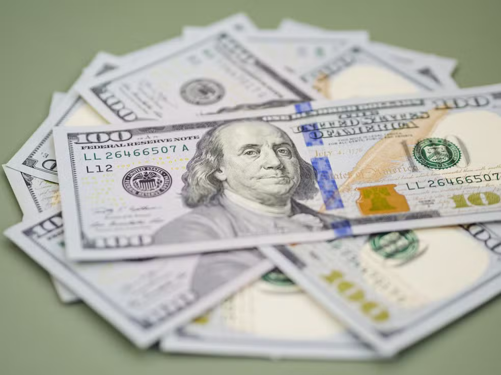close up view economy money concept