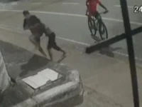 mulher golpe garrafa fortaleza