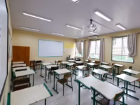sala de aula vazia em sc