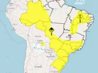 alerta amarelo preve tempestades nesta quinta feira 22